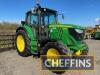 2015 John Deere 6115M Tractor c/w Power Quad, 40k, air con, TLS, 16.9 R38 & 14.9 R24, registration documents in office, direct from farm with undiagnosed drive fault, drive shaft has been removed but no further investigation carried out Reg. No. AU65 ZW - 2