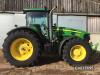 2008 John Deere 7930 Tractor c/w Auto Powr, 50k, active seat, air brakes, front linkage, Trelleborg 710/70 R42 & 600/70 R30 Reg. No. AE08 KZK Ser. No. RW7930DOO8962 Hours: approx 7700 - 2