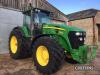 2008 John Deere 7930 Tractor c/w Auto Powr, 50k, active seat, air brakes, front linkage, Trelleborg 710/70 R42 & 600/70 R30 Reg. No. AE08 KZK Ser. No. RW7930DOO8962 Hours: approx 7700 - 14