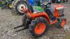 Kubota B1610 16hp 4wd Compact Tractor on Agric tyres - 4