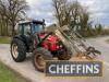 2005 Massey Ferguson 4455 4wd Tractor c/w 16.9 R34 & 13.6 R24 wheels, air con, fitted with a MXU 75U loader Hours: approx 3200 Reg. No. WU05 AOB Ser. No. R14302 UNRESERVED LOT - 25