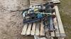 Digga Auger PDX 3 to incl 2no. augers to suit compact loader UNRESERVED LOT - 7