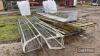 Qty of Cattle Feed Barriers, gates and Hay Racks - 2