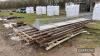 Qty of Cattle Feed Barriers, gates and Hay Racks - 11