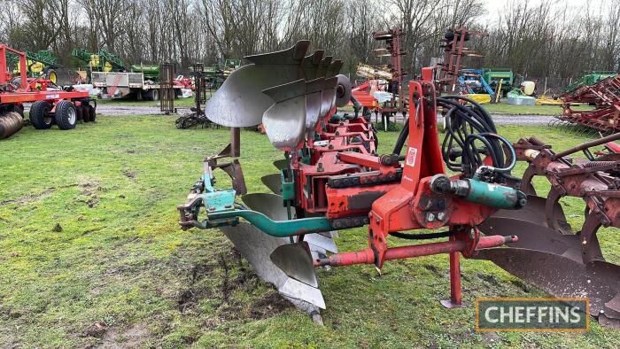 Kverneland LB85 160 8 HD 5 Furrow Plough c/w 8no. bodies, maze skimmer, hydraulic release, press arm