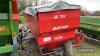 2003 Kuhn MDS 1141 Fertiliser Spreader c/w Quantron M control box in office , 24m discs, hydraulic Telemat Border Control Ser. No. 20292 - 8