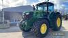 2017 John Deere 6215R Tractor c/w 50k, TLS & cab suspension, air brakes, front linkage, AT ready, one owner from new Reg. No. FV17 NWF Ser. No. 1LO6215RKHU879522 - 3