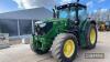 2014 John Deere 6150R Tractor c/w Auto Quad, front linkage Reg. No. YE14 FWJ Ser. No. 1LO6150RTEN797469 - 3