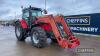 Massey Ferguson 6480 Dyna 6 Tractor c/w cab & axle suspension, MF 975 loader Reg. No. HF11 FLH Ser. No. V251011