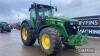 2010 John Deere 7930 Tractor c/w front linkage & PTO, TLS, puh Reg. No. PN10 DFK Ser. No. 1RW7930DJAD029573 Hours: approx 8200