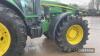 2008 John Deere 7930 Tractor c/w Auto Powr, 50k, active seat, air brakes, front linkage, Trelleborg 710/70 R42 & 600/70 R30 Reg. No. AE08 KZK Ser. No. RW7930DOO8962 Hours: approx 7700 - 30