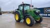 2015 John Deere 6115M Tractor c/w Power Quad, 40k, air con, TLS, 16.9 R38 & 14.9 R24, registration documents in office, direct from farm with undiagnosed drive fault, drive shaft has been removed but no further investigation carried out Reg. No. AU65 ZW - 19