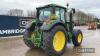 2015 John Deere 6115M Tractor c/w Power Quad, 40k, air con, TLS, 16.9 R38 & 14.9 R24, registration documents in office, direct from farm with undiagnosed drive fault, drive shaft has been removed but no further investigation carried out Reg. No. AU65 ZW - 28