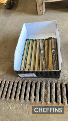 10no. Morse Taper Drills 25mm unused