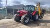 2008 Massey Ferguson 6480 Dyna 6 Tractor c/w front & cab suspension, 4 x scv's, fitted with a 3 point linkage Herder Rapier flail mower, registration documents in office, direct from Norfolk Authority Hours: approx 5540 Reg. No. AY08 EBC - 4