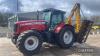 2008 Massey Ferguson 6480 Dyna 6 Tractor c/w front & cab suspension, 4 x scv's, fitted with a 3 point linkage Herder Rapier flail mower, registration documents in office, direct from Norfolk Authority Hours: approx 5540 Reg. No. AY08 EBC - 6