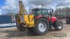 2008 Massey Ferguson 6480 Dyna 6 Tractor c/w front & cab suspension, 4 x scv's, fitted with a 3 point linkage Herder Rapier flail mower, registration documents in office, direct from Norfolk Authority Hours: approx 5540 Reg. No. AY08 EBC - 11