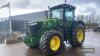 John Deere 7290R Tractor c/w Auto Power, 50k Hours: approx 6400 Reg. No. AU14 AKN - 4