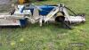 Wessex Compact Side Arm Flail Mower c/w grass flails, hydraulic folding - 10