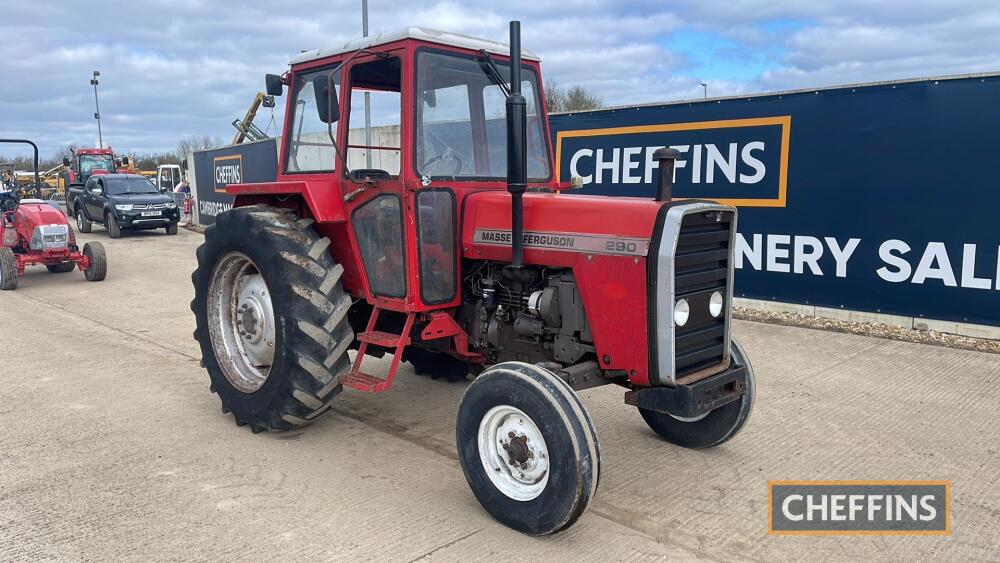 Massey Ferguson 290 2wd Tractor Auction of Tractors to be held at The ...