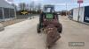 John Deere 2130 2wd Tractor c/w Quicke loader , Duncan cab, bale spike and other attachments, registration documents in office Reg. No. MPV 178P - 2