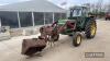 John Deere 2130 2wd Tractor c/w Quicke loader , Duncan cab, bale spike and other attachments, registration documents in office Reg. No. MPV 178P - 4