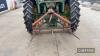 John Deere 2130 2wd Tractor c/w Quicke loader , Duncan cab, bale spike and other attachments, registration documents in office Reg. No. MPV 178P - 10