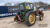 John Deere 2130 2wd Tractor c/w Quicke loader , Duncan cab, bale spike and other attachments, registration documents in office Reg. No. MPV 178P - 11