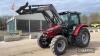 Massey Ferguson 5455 Tractor c/w MX80 loader Reg. No. SJ05 HDK - 4