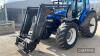 New Holland TM165 Tractor c/w Quicke 990 loader, 40kph, air con, cab suspension Reg. No. EZ02 KMZ - 5