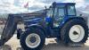 New Holland TM165 Tractor c/w Quicke 990 loader, 40kph, air con, cab suspension Reg. No. EZ02 KMZ - 6