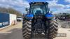 New Holland TM165 Tractor c/w Quicke 990 loader, 40kph, air con, cab suspension Reg. No. EZ02 KMZ - 9