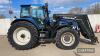 New Holland TM165 Tractor c/w Quicke 990 loader, 40kph, air con, cab suspension Reg. No. EZ02 KMZ - 13