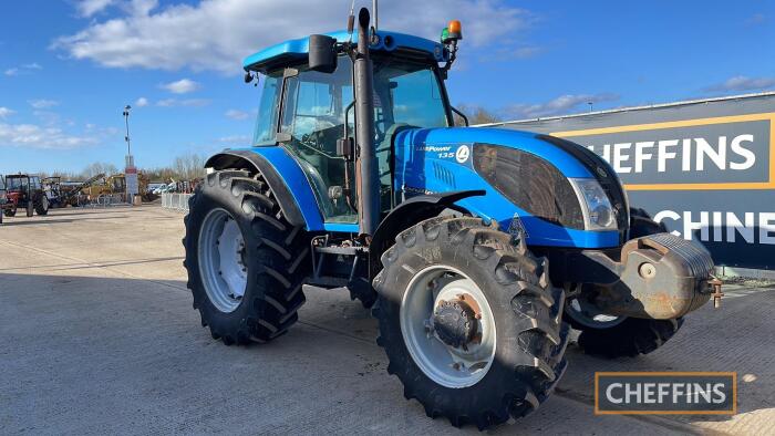 2011 Landini Land Power 135 Tractor c/w set of front weights, manual shuttle, manual spools Reg. No. WK11 AUO