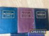 Sunbeam car Handbook of Instructions, 5 original hardback manuals covering 14/40 4cylinder, 16hp 6cylinder, 20hp 6cylinder, 'Twenty-Five', 25hp 6cylinder. All complete with lubrication charts and stamped for the AA library at Fanum House - 2