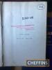 Sunbeam car Handbook of Instructions, 5 original hardback manuals covering 14/40 4cylinder, 16hp 6cylinder, 20hp 6cylinder, 'Twenty-Five', 25hp 6cylinder. All complete with lubrication charts and stamped for the AA library at Fanum House - 7