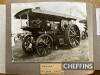 Aveling & Porter; Foden; a photo album of 36 images of traction engines and wagons. Archive copy and later images all annotated in the same hand, the majority 140x90mm - 2