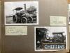 Aveling & Porter; Foden; a photo album of 36 images of traction engines and wagons. Archive copy and later images all annotated in the same hand, the majority 140x90mm - 5