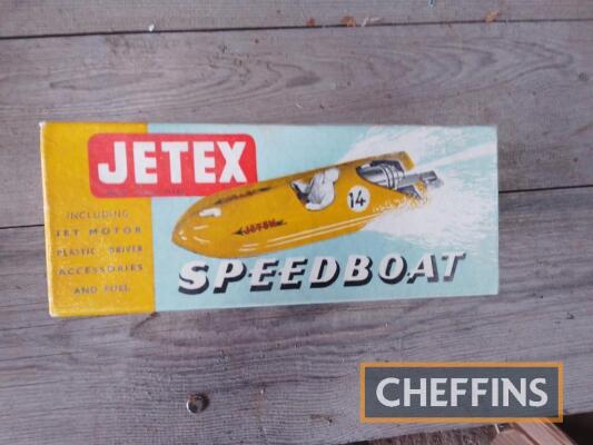 Jetex speed boat Atom 35 complete in box