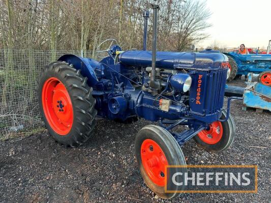 c.1951 FORDSON E27N petrol/paraffin TRACTOR Fitted electric start and lighting set. Workshop manual in office