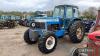 FORD TW10 4wd TRACTOR fitted with hydraulic pick up hitch and front weights, but engine not running - 4