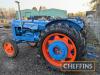 1963 FORDSON Super Major 4cylinder diesel TRACTOR Reg. No. 794 KOO Serial No. C782277 New tyres all round and fitted with rear wheel weights. Current V5 in office with older registration documents and tax discs - 5