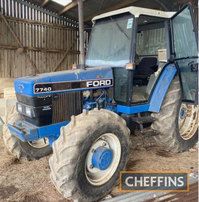 1993 FORD 7740 SLE Dual Power 6cylinder diesel TRACTOR Supplied new by Colchester Tractors, this 7740 is reported to be totally original and showing 2,800 hours. Vendor reports that the tractor has not been used for some 25 years