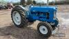 1964 FORDSON Super Major 4cylinder diesel TRACTOR An older restoration that when purchased by the current owner was said to include new mudguards, steering parts, rear axle hub seals, engine rebuild, new tyres, lights, exhaust, steering wheel & respray.