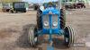 1964 FORDSON Super Major 4cylinder diesel TRACTOR An older restoration that when purchased by the current owner was said to include new mudguards, steering parts, rear axle hub seals, engine rebuild, new tyres, lights, exhaust, steering wheel & respray. - 2