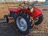 1978 MASSEY FERGUSON 135 3cylinder diesel TRACTOR Serial No. 5T3X140844 A well presented example with underslung exhaust. 6no. front weights fitted. Key and Spanish logbook in office - 5