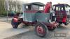 1931 Scammell Highwayman 4x2 chain drive Tractor Unit Reg. No. GW 484 Chassis No. 1743-D A letter from Scammell Motors dated 1980 to a former owner of DTB 210 states that it was originally produced as a 6 wheel chain drive unit with a four cylinder petrol