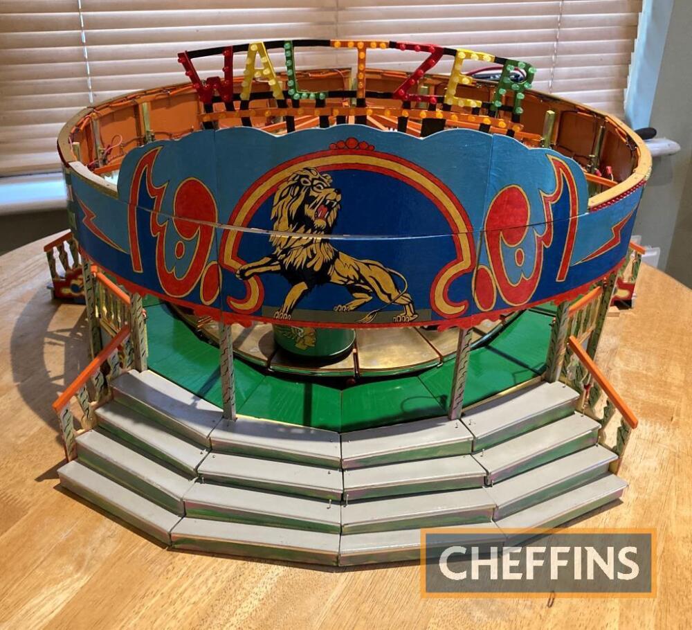 Waltzer/Speedway fairground ride model, powered by a 6V Waltzer/Speedway fairground ride model, powered by a 6V