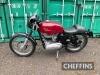 1972 350cc Royal Enfield Bullet Cafe Racer MOTORCYCLE Reg. No. YND 657L Frame No. B/115014/2LX Engine No. 206471 A very smart Bullet that has been given the cafe racer treatment. Fitted with a swept back exhaust with reverse cone megaphone silencer, racin - 4