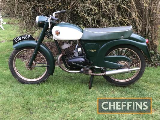 1960 150cc Francis-Barnett Plover MOTORCYCLE Reg. No. 519 HUP Frame No. B11410 Engine No. 15T4898 This very original Plover was taken out of long term storage and handed over to a classic motorcycle specialist company to recommission (receipt on file). As